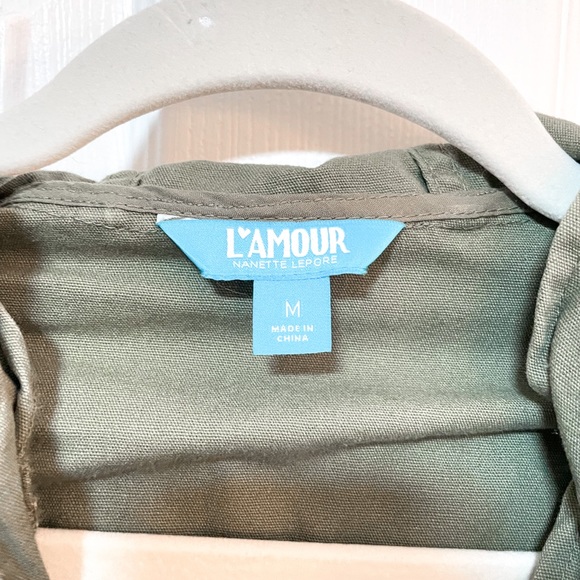 L'AMOUR Nanette Lepore Military Jacket - Picture 6 of 6